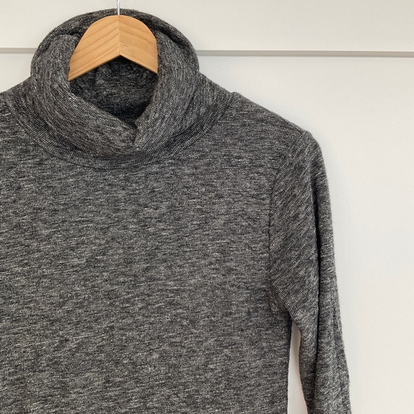 Madewell Long Sleeve Turtleneck Sweater Dress Marled Grey Size XS - Picture 2 of 9